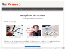 Tablet Screenshot of getwebbed.se
